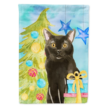 Carolines Treasures Bombay Christmas Presents Flag Canvas House Size CK3122CHF